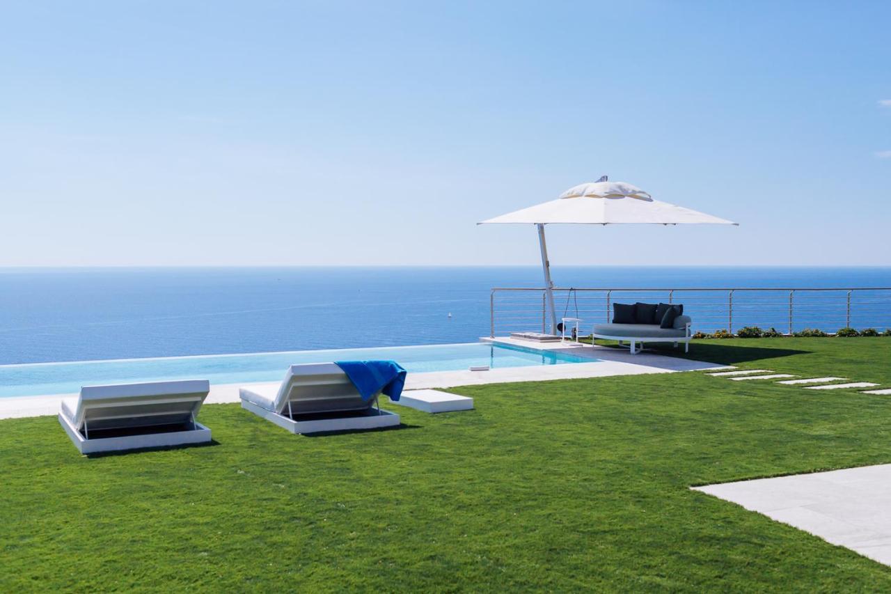 Villa Sabrina Riviera Dei Fiori A Picco Sul Mare Con Piscina Privata ,Wellness & Spa Imperia Exterior foto